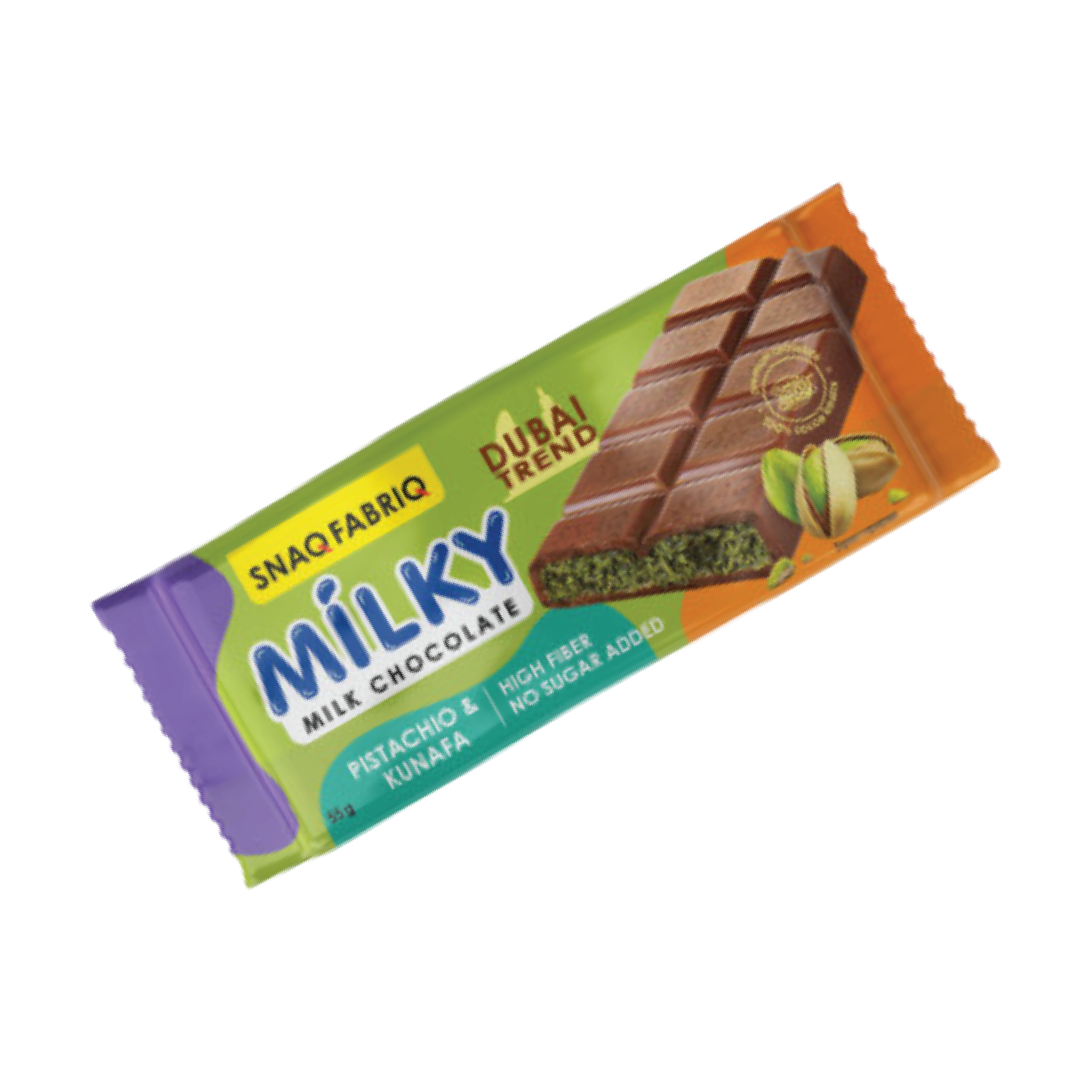 Snaq Fabriq Milky Chocolate Bars With Filling 55g