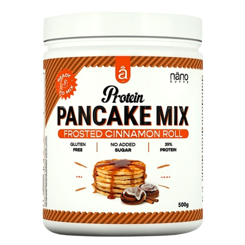 Nano Supps Protein Pancake Mix, Double Chocolate, 500g, Rich in Protein