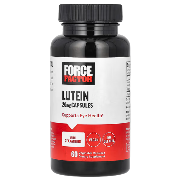 Force Factor Lutein, 20 mg, 60 Caps