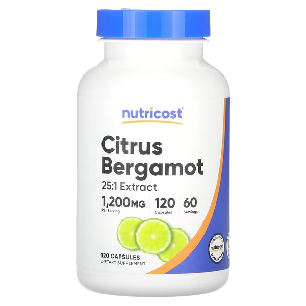 Nutricost, Citrus Bergamot, 1200mg ,120 Caps