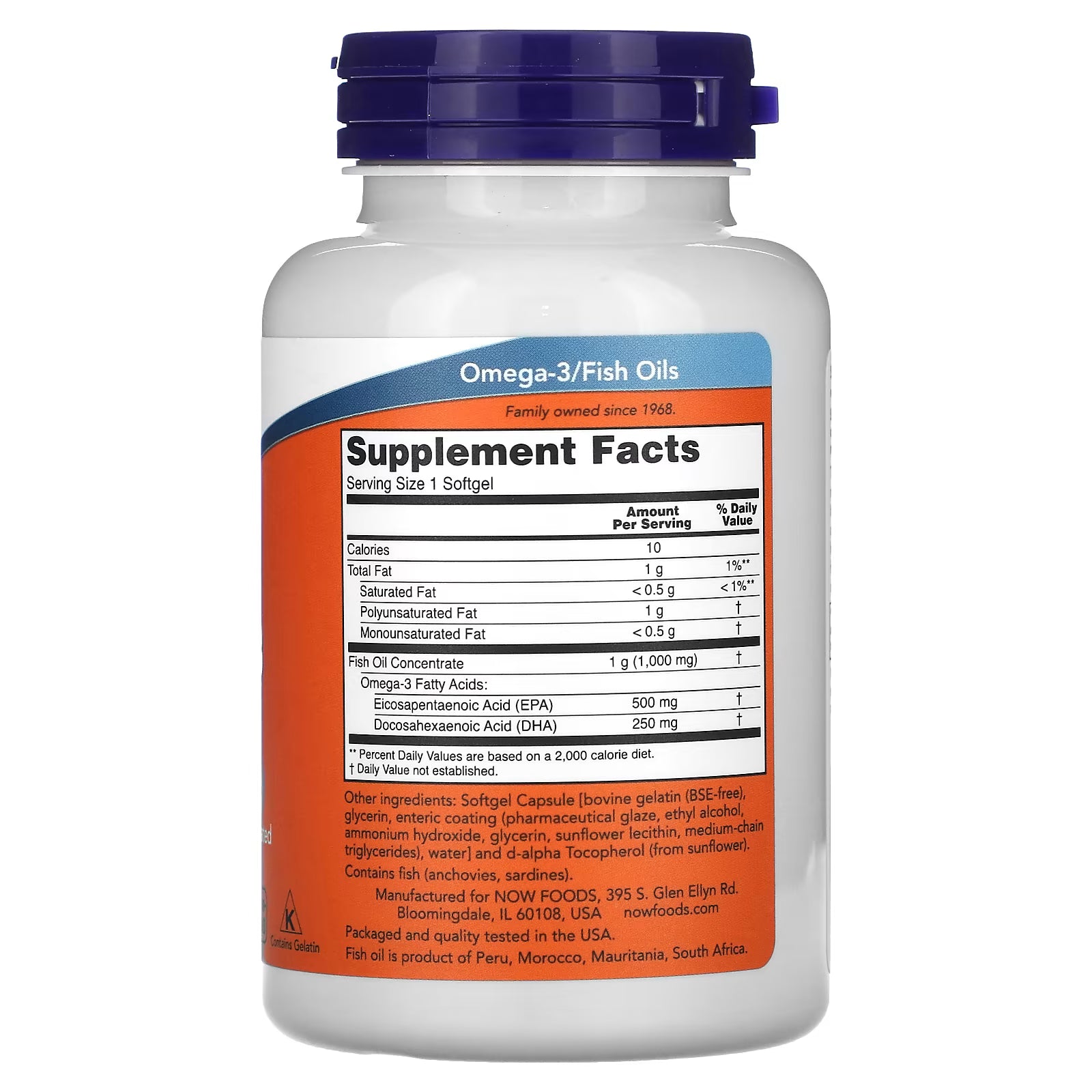 Now Ultra Omega-3 Fish Oil, 90 Softgels