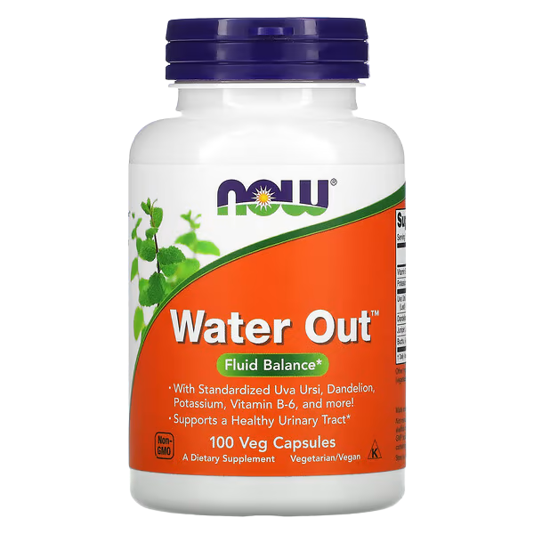 Now Water Out, Fluid Balance, 100 Veg Caps