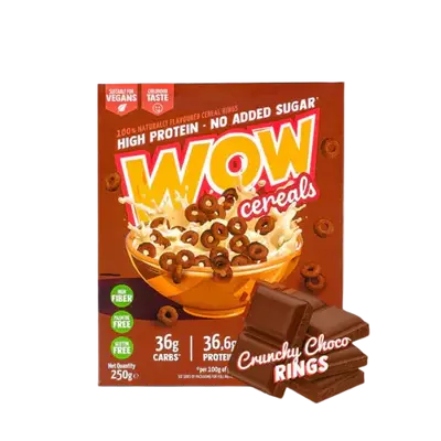 Wow High Protein Cereal Ring Cereal for a Healthy Breakfast 250g