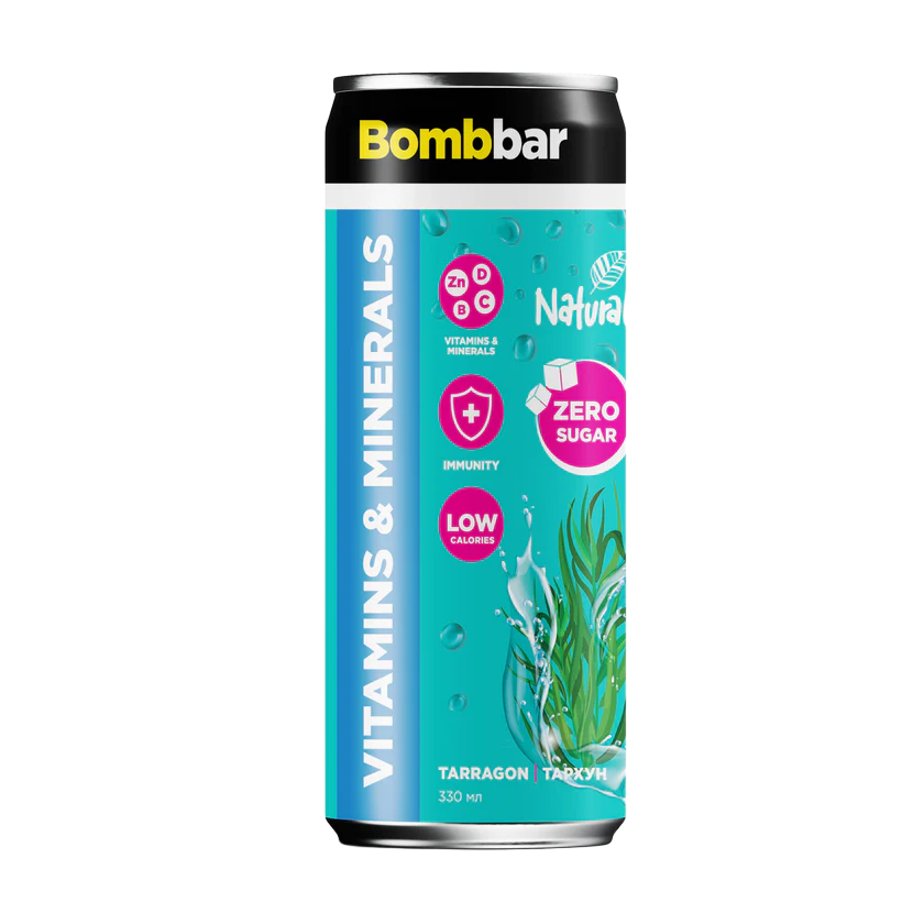 Bombbar Vitamins & Minerals Low Calories Drink 330ml