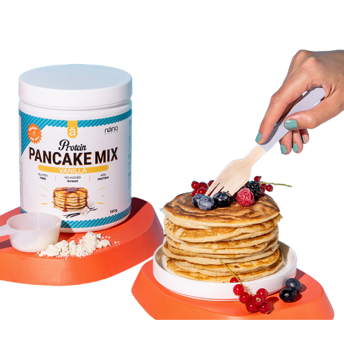 Nano Supps Protein Pancake Mix, Double Chocolate, 500g, Rich in Protein