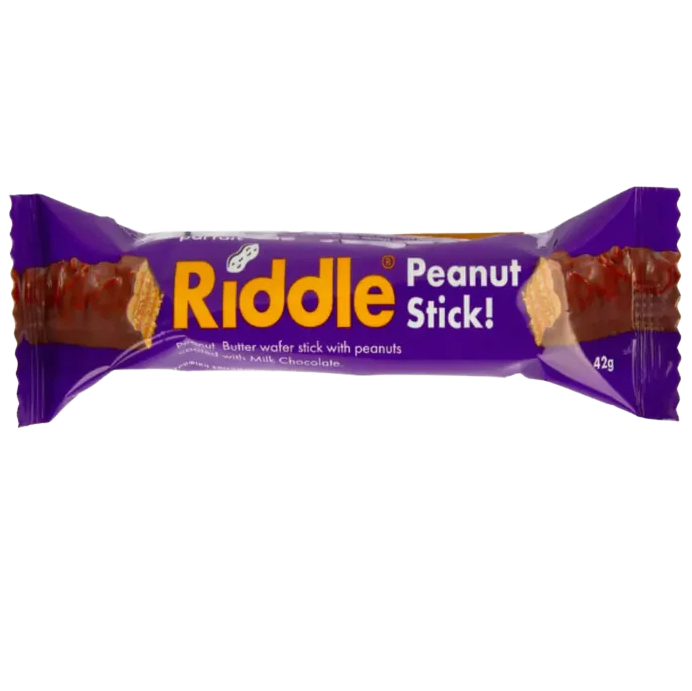 Riddle Peanut Butter Wafer Coated With Milk Chocolate