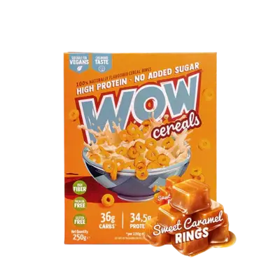 Wow High Protein Cereal Ring Cereal for a Healthy Breakfast 250g