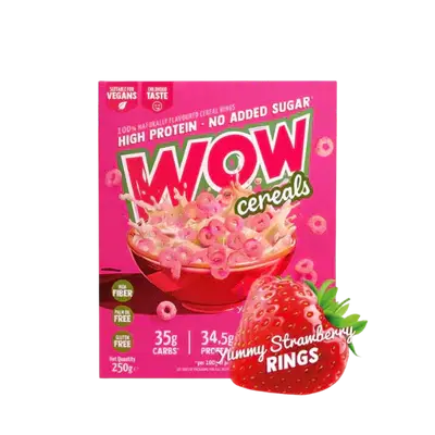 Wow High Protein Cereal Ring Cereal for a Healthy Breakfast 250g