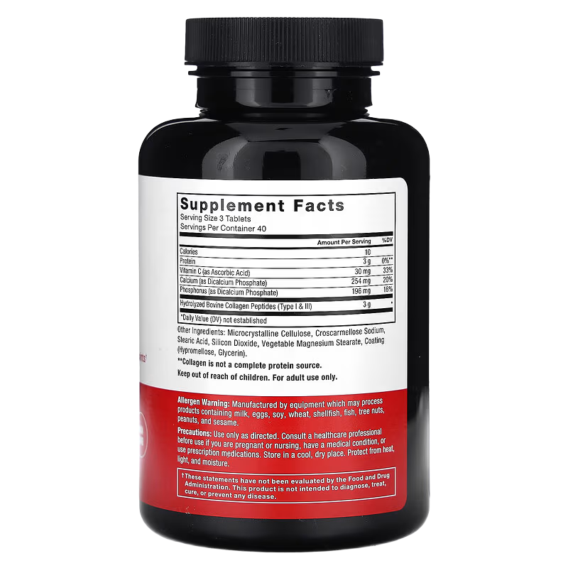 Force Factor, Collagen Type I&III 120 Tablets