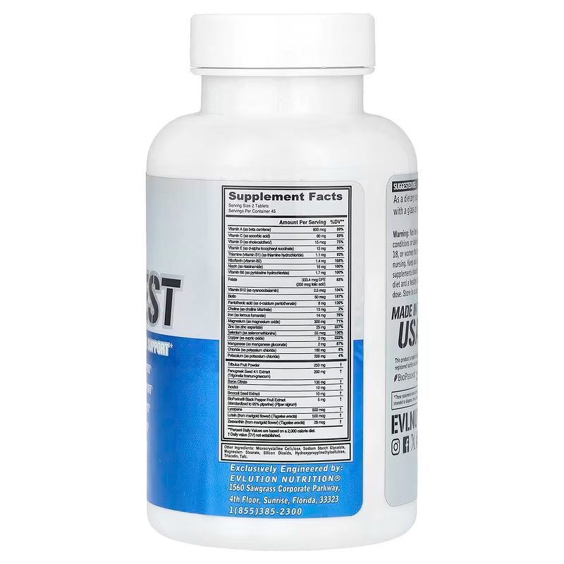 Evlution Vita Test, 90 Tablets