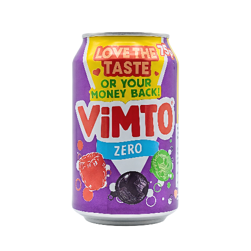 Vimto Fizzy Zero - Zero Sugar, Full Flavor Energy Drink- 330ml
