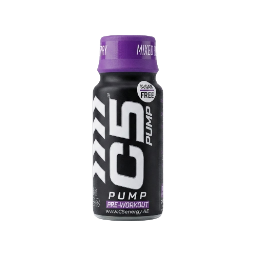C5 PUMP Shot Pre-Workout, Caffeine-Free 77ml