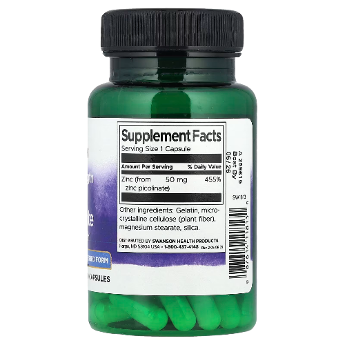 Swanson Zinc Picolinate 60 caps