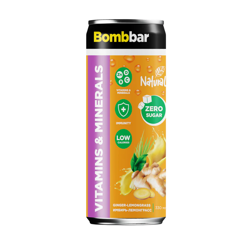 Bombbar Vitamins & Minerals Low Calories Drink 330ml