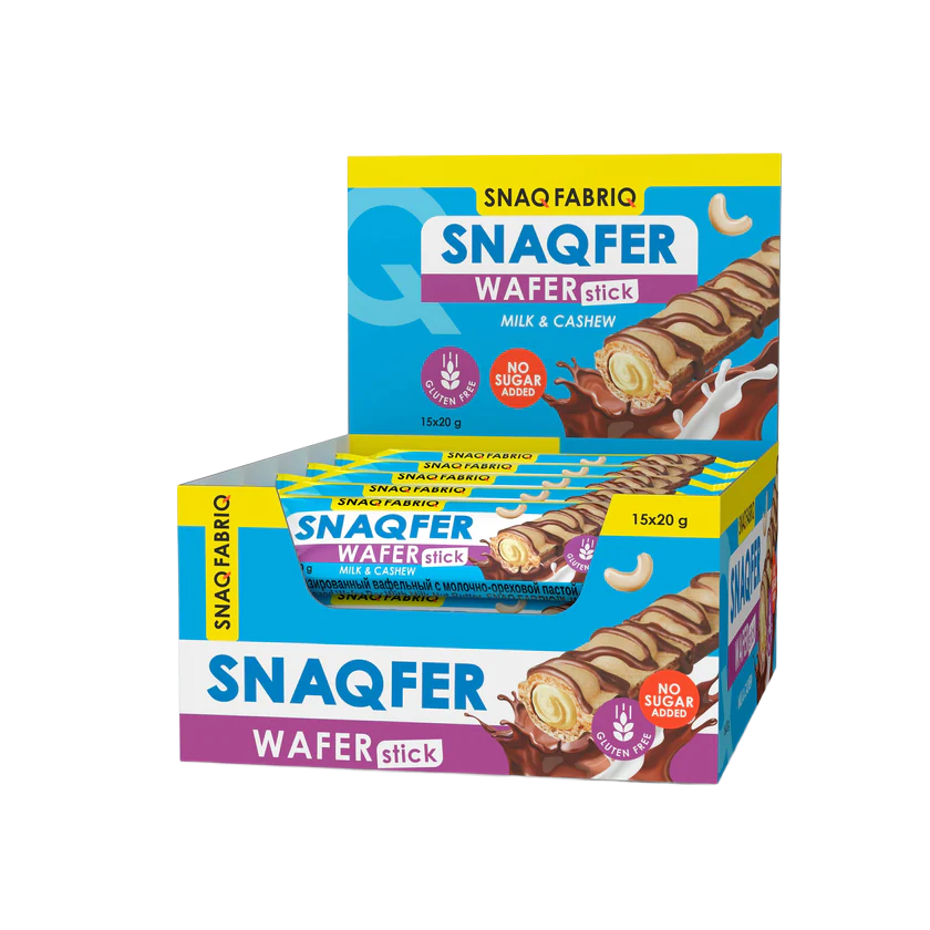 Snaq Fabriq Wafer Stick Snaqfer Gluten-Free 20g
