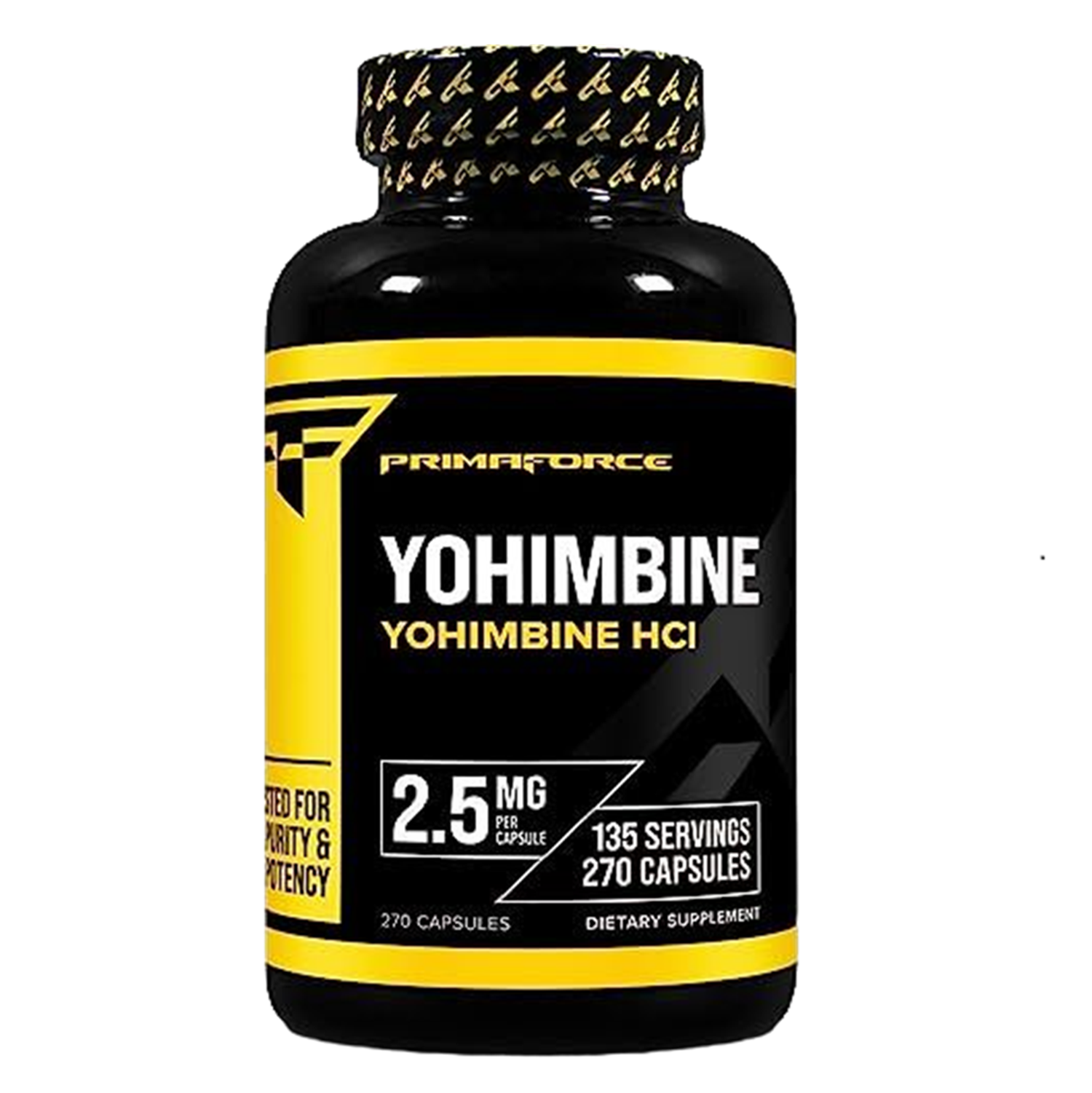 Primaforce Yohimbine Hcl 2.5mg, 270 Caps
