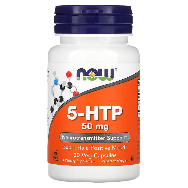 Now 5-HTP, 50 mg, 30 Veg Caps