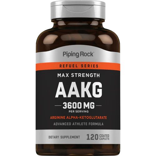 Piping Rock AAKG Arginine Alpha-Keto 3600 mg 120 Caps