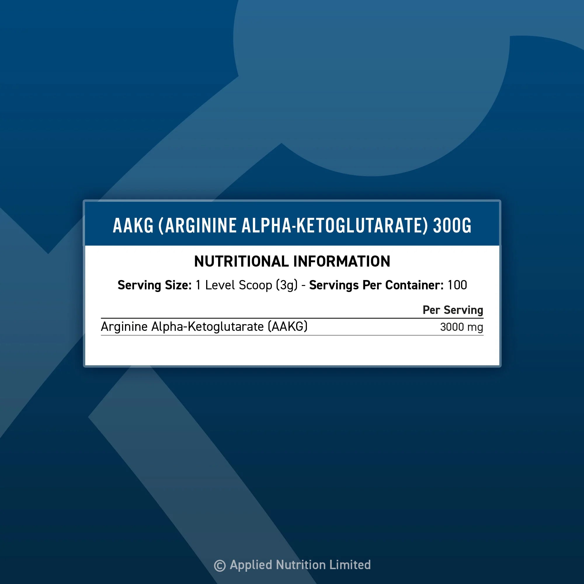 Applied Nutrition AAkg Arginine 300g