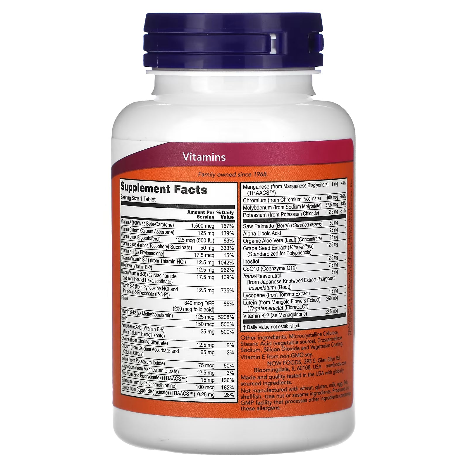 Now ADAM, Superior Men's Multi, 60 Tablets