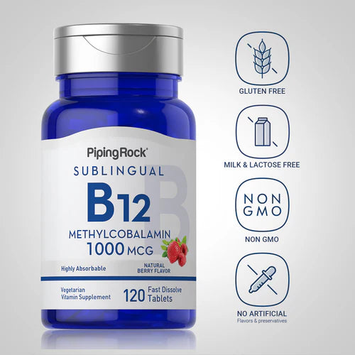 Piping Rock B-12 , 1000 mcg 120 Tablets