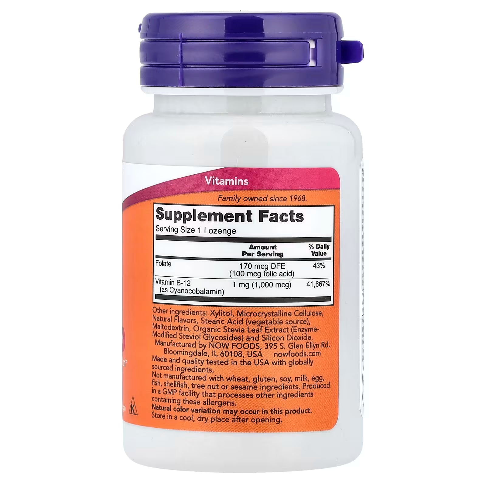 Now B-12, 100 Lozenges