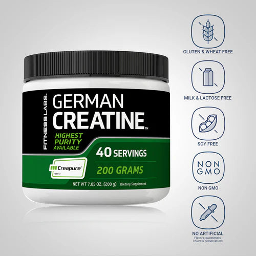 كرياتين أحادي الهيدرات من Fitnesslabs (Creapure)، 5000 ملغ