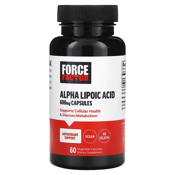 Force Factor Alpha Lipoic Acid, 600 mg, 60 Caps
