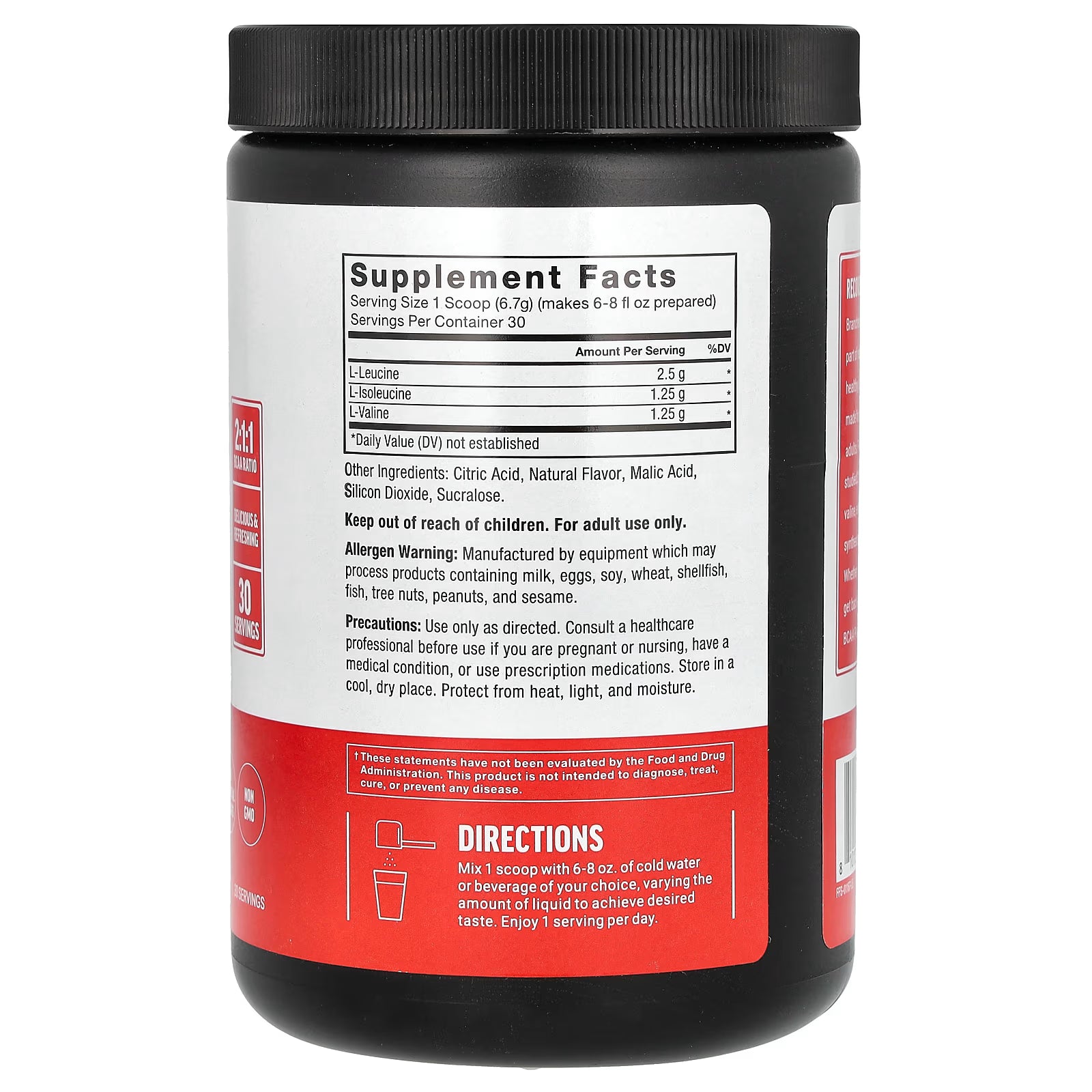 Force Factor BCAA Powder (201 g)