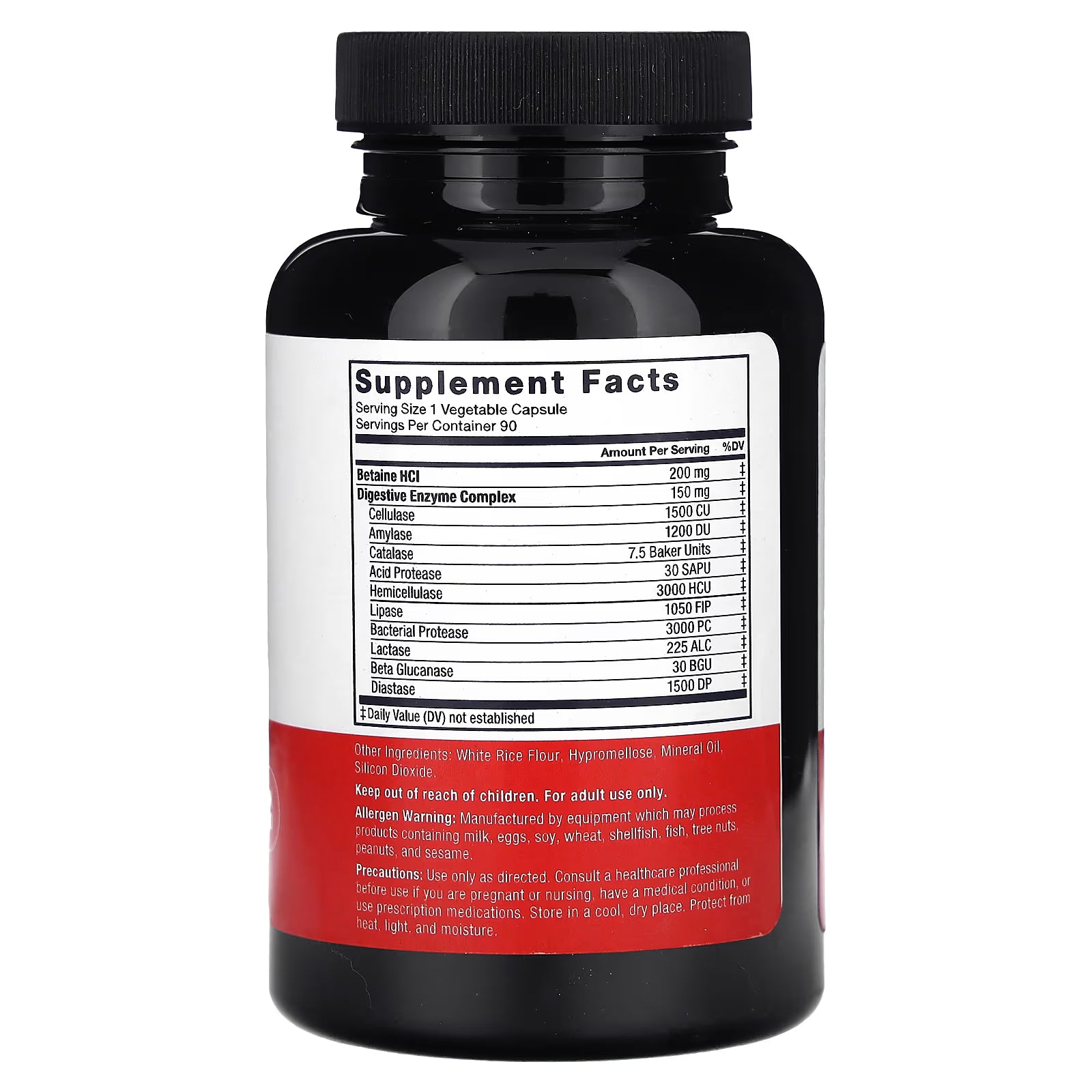 Force Factor Digestive Enzyme Complex, 150 mg, 90 Caps