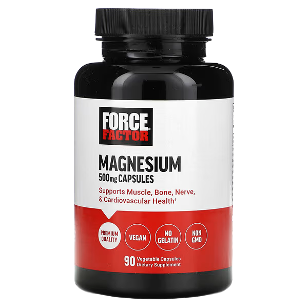 Force Factor Magnesium, 500 mg, 90 Caps