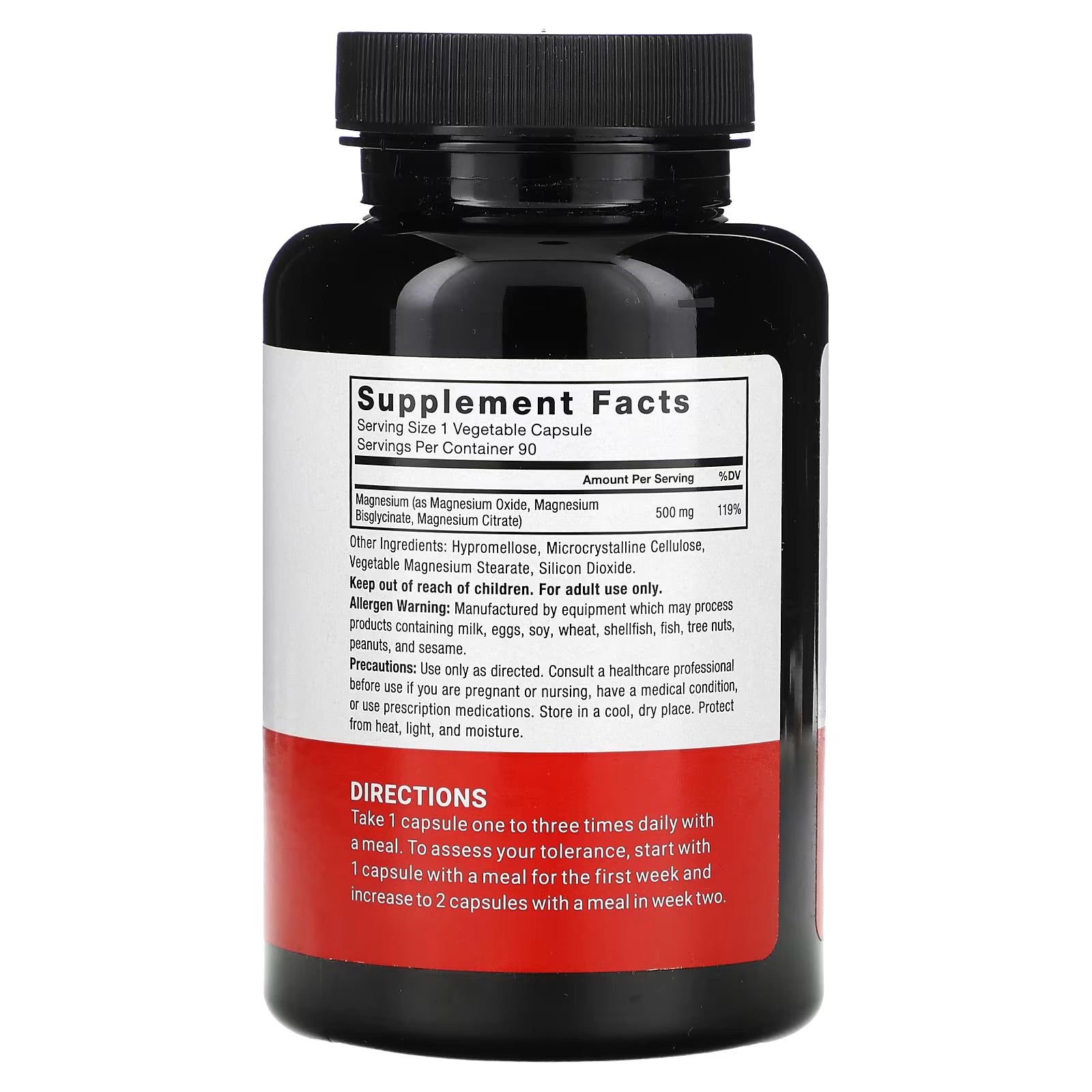 Force Factor Magnesium, 500 mg, 90 Caps
