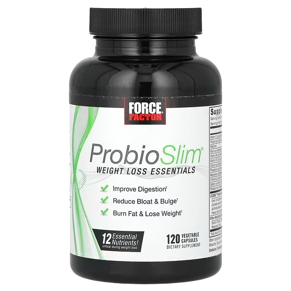 Force Factor ProbioSlim®, Weight Loss Essentials, 120 Caps