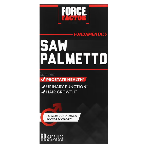 Force Factor Saw Palmetto, 60 Caps