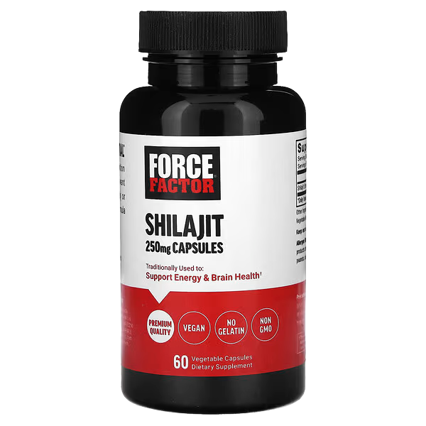 Force Factor Shilajit, 250 mg, 60 Caps