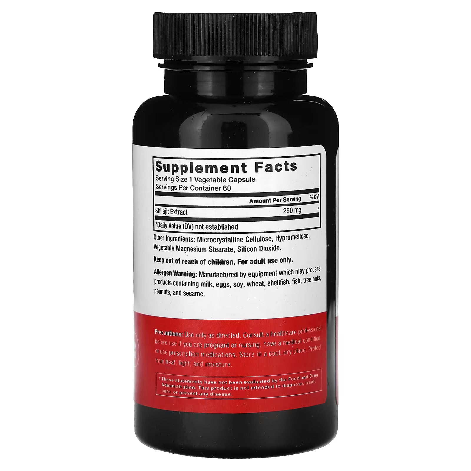 Force Factor Shilajit, 250 mg, 60 Caps
