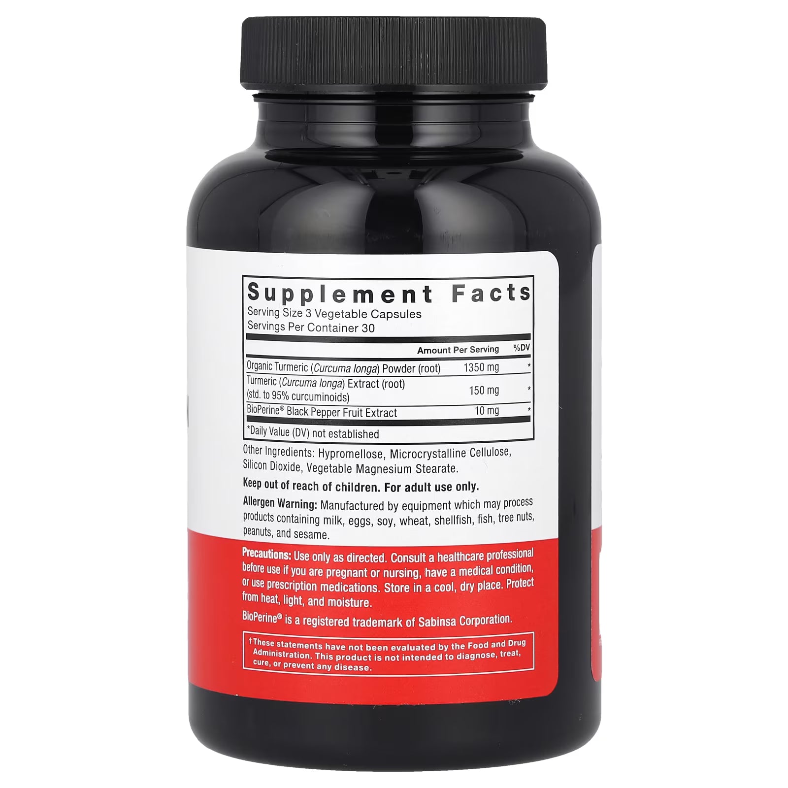 Force Factor Turmeric Curcumin with BioPerine®, 90 Caps