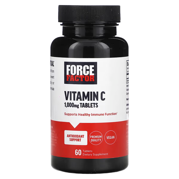 Force Factor Vitamin C, 1,000 mg, 60 Tablets