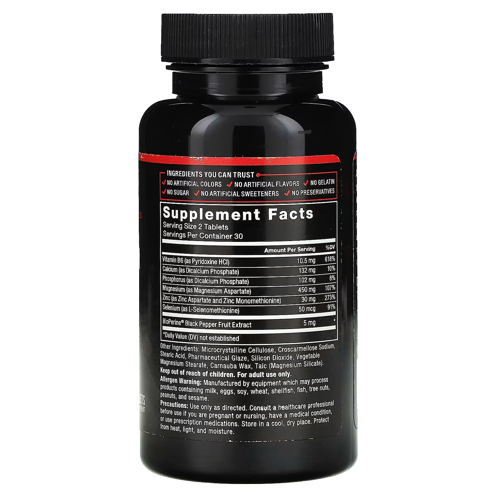 Force Factor Zinc Magnesium Aspartate, 60 Tablets
