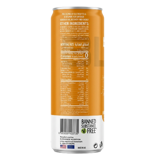 BLAZE Vitamin Water – Mango Passion Fruit – Zero Sugar, Vitamin D3 4000IU 355ml