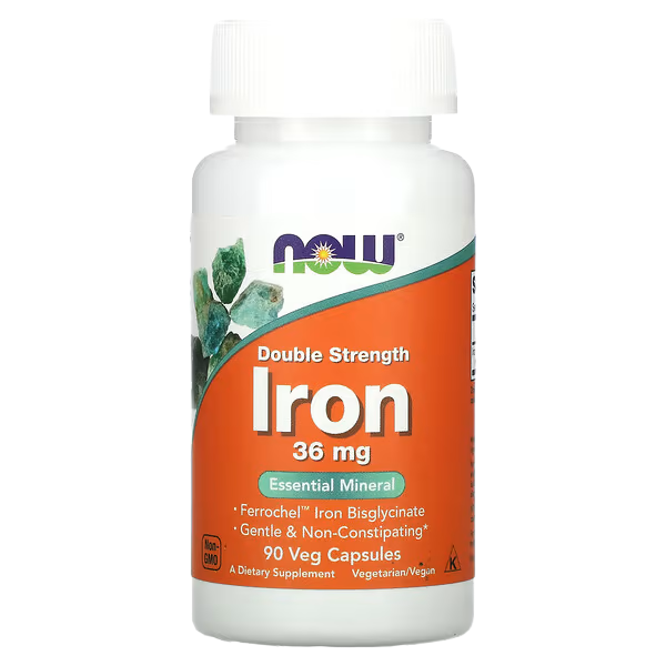 Now Iron, 36mg, 90 Veg Caps