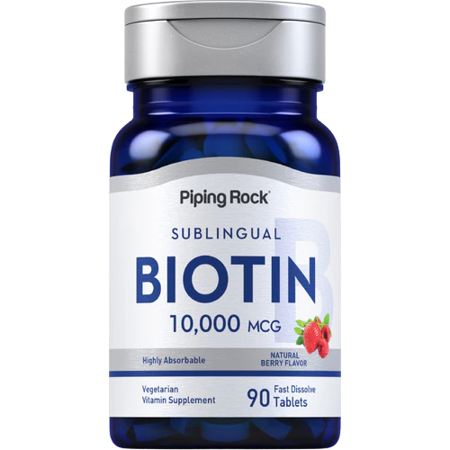 Piping Rock Max Biotin, 10,000 mcg, 90 Tablets