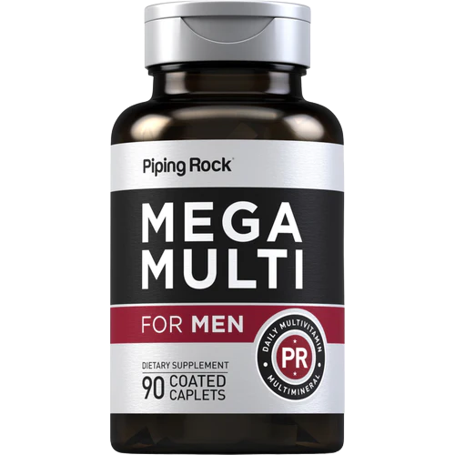 Piping Rock Mega Multiple for Men, 90 Caplets