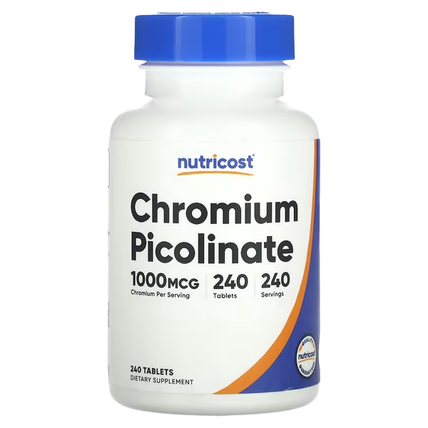 Nutricost, Chromium Picolinate, 1,000 mcg, 240 Tablets