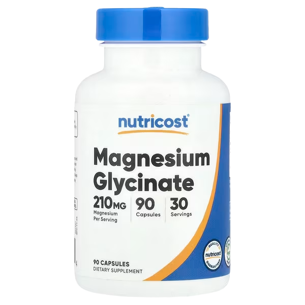 Nutricost, Magnesium Glycinate,210mg, 90 Caps
