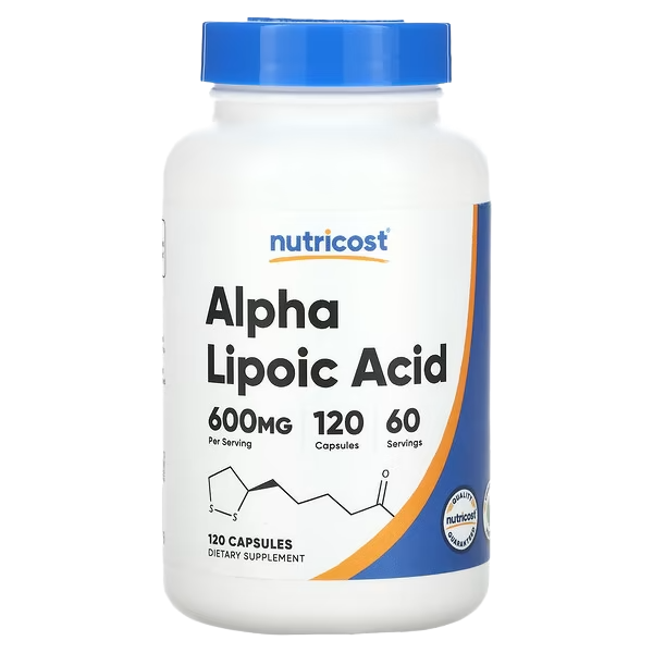 Nutricost, R-Alpha Lipoic Acid , 600 mg , 120 Caps