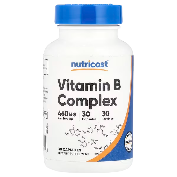 Nutricost, Vitamin B Complex,460mg, 30 Caps
