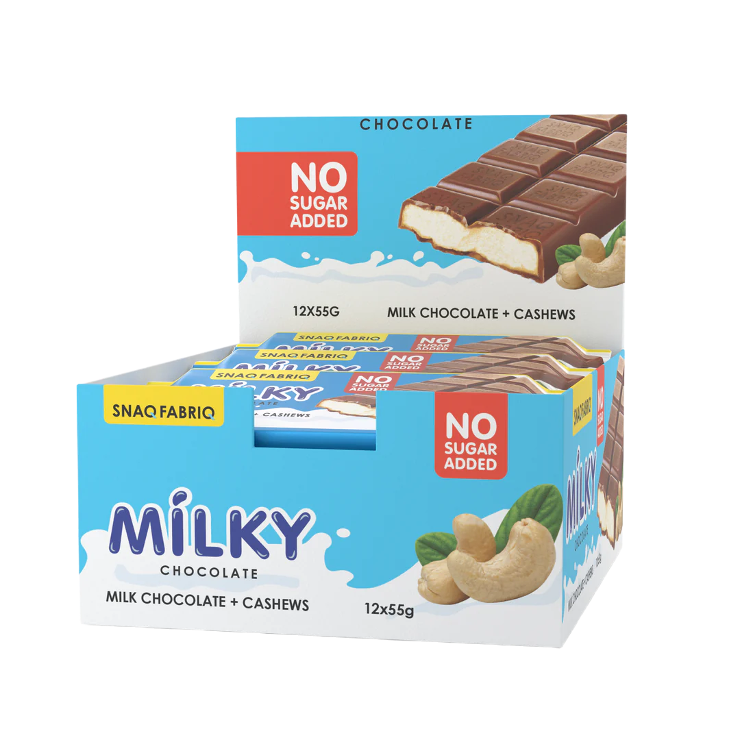 Snaq Fabriq Milky Chocolate Bars With Filling 55g