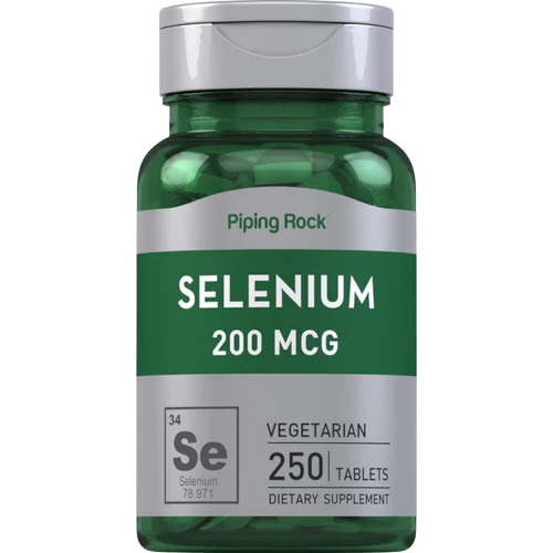 Piping Rock Selenium, 200 mcg, 250 Tablets