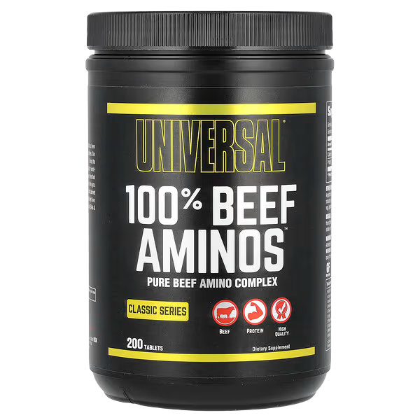 Universal Nutrition Animal 100% Beef Aminos 200 Tablets